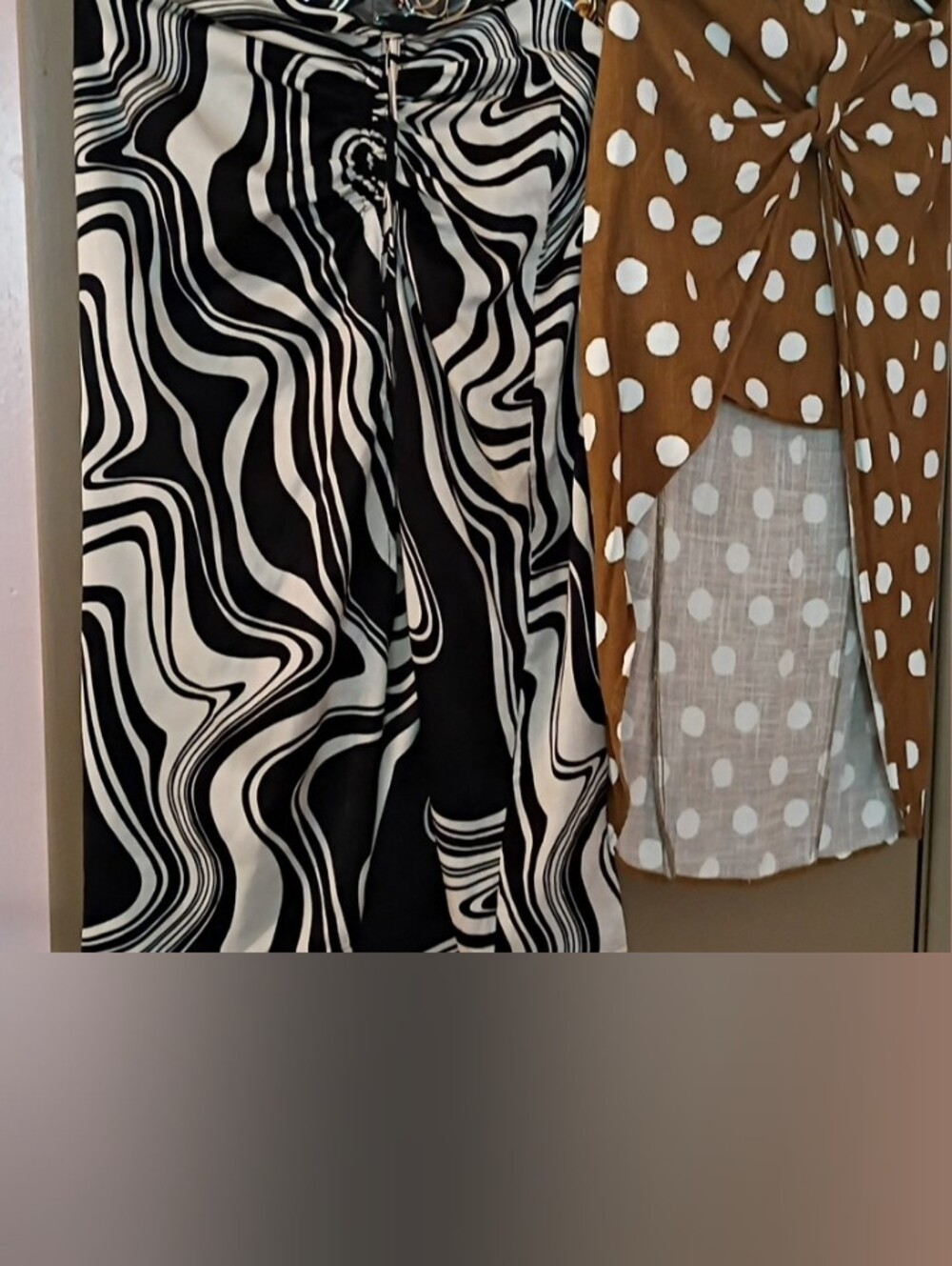 Black & White Zebra Print Women’s Swim Dress